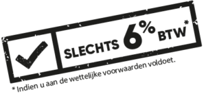 Terrasselt 6% BTW